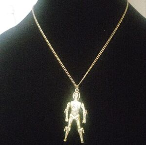 Star Wars Vintage  C3PO Necklace